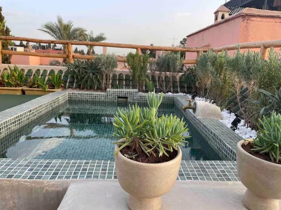 Riad Ptit Kech, Bassin Terrasse - Petits Dejeuners Марракеш Экстерьер фото