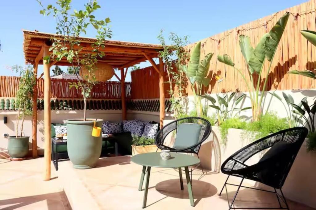 Riad Ptit Kech, Bassin Terrasse - Petits Dejeuners Марракеш Экстерьер фото