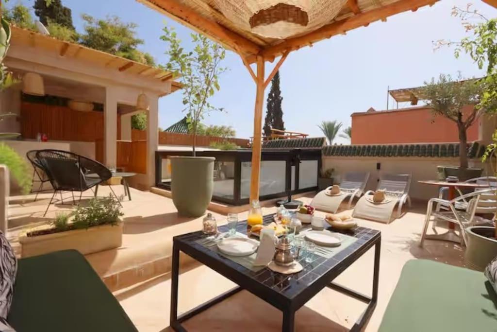 Riad Ptit Kech, Bassin Terrasse - Petits Dejeuners Марракеш Экстерьер фото